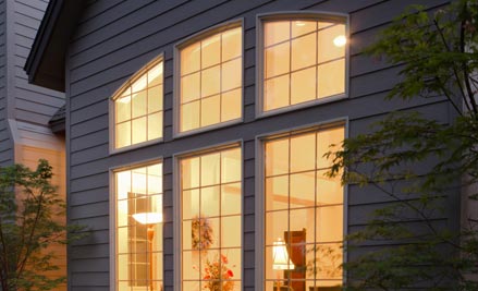 Exterior shot of window