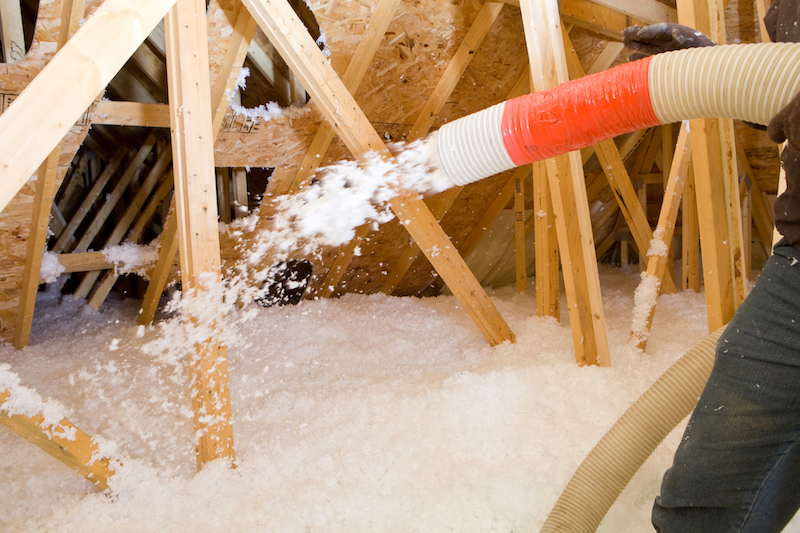 Insulation in roof