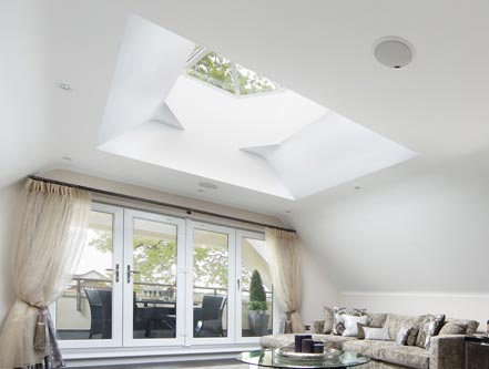 Skylight in Living Room